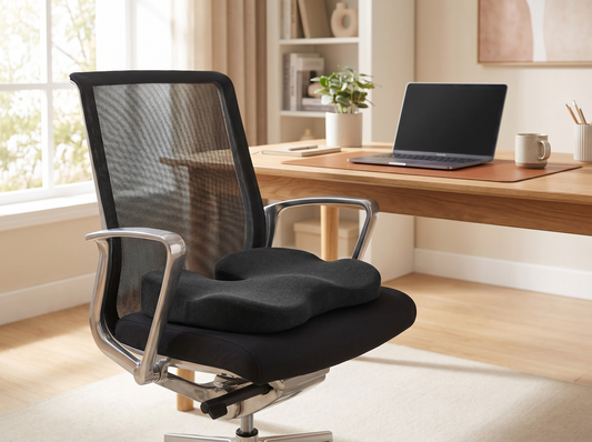 SitRight seat cushion on an office chair